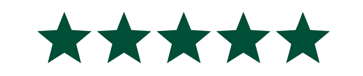 make the stars darker green